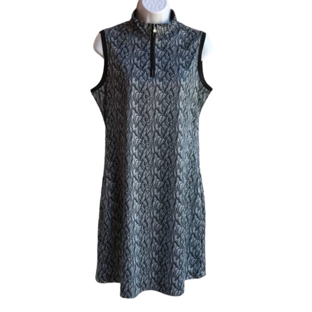 Daily Sports Quarter Zip Sleeveless Athletic Dress for Golf or Tennis size M